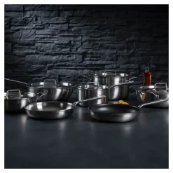 Kuhn Rikon Wok "Culinary Fiveply" unbeschichtet Ø 28 cm