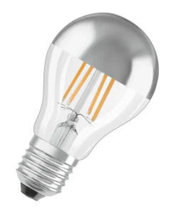 LED STAR RETROFIT CLA 50 FIL Mirror silver non-dim6,5W/827 E27 650LM BOX