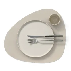Lind DNA Tischset "Curve Nupo" Oyster White