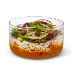 Lunchschale aus Glas, Schiefer, 750 ml