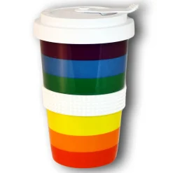 Mahlwerck Coffee2Go Becher "Pride Flag"|