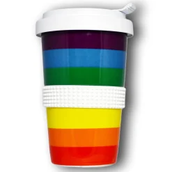 Mahlwerck Coffee2Go Becher "Pride Flag"|
