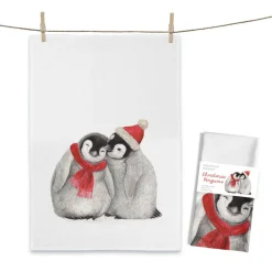 Maluu Geschirrtuch "Christmas Penguins"