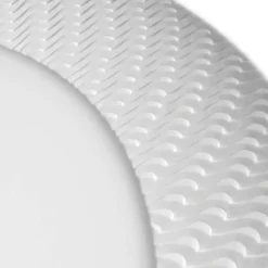Meissen Vorspeise-/Dessertteller "N°41 Wellenspiel Relief Biskuit"