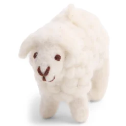Mini Schaf Filz weiß