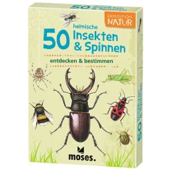 Moses Kartenset - 50 heimische Insekten & Spinne 