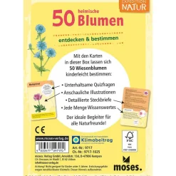 Moses Kartenset 50 heimische Blumen "Expedition Natur"