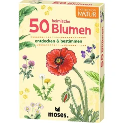 Moses Kartenset 50 heimische Blumen "Expedition Natur"
