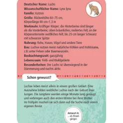Moses Kartenset 50 heimische Wald- & Wildtiere "Expedition Natur"