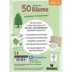 Moses Kartenset 50 heimische Bäume "Expedition Natur"