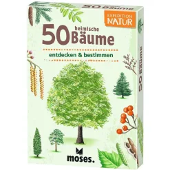 Moses Kartenset 50 heimische Bäume "Expedition Natur"