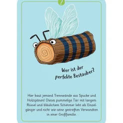 Moses Kartenset 50 Tierrätsel - Insekten 