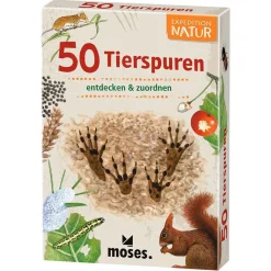 Moses Kartenset 50 Tierspuren 