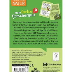 Moses Mein Garten-Forscherquiz "Expedition Natur"
