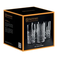 Nachtmann Longdrinkglas "Highland" 4er Set