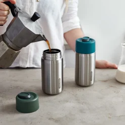 Profino Edelstahl To Go Becher thermoisoliert 340 ml "ozean"