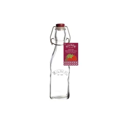 Quadratische Bügelverschluss Flasche, 0.25 Liter