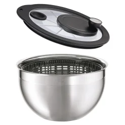 Rösle Salatschleuder mit Glasdeckel