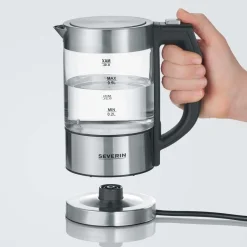 Severin Digitaler Mini Glas-Wasserkocher