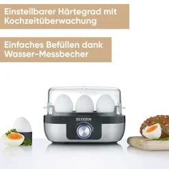 Severin Eierkocher mit Kochzeitüberwachung