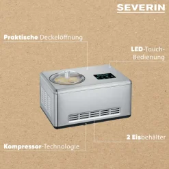 Severin Eismaschine mit Kompressor