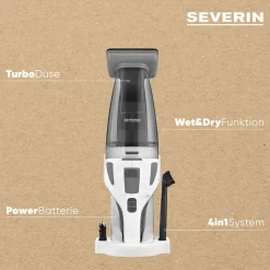 Severin 4-in-1 Akku-Handstaubsauger