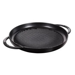Staub Grillpfanne aus Gusseisen 30 cm