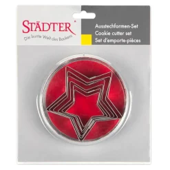 Städter Ausstecher 6er-Set "Sterne"