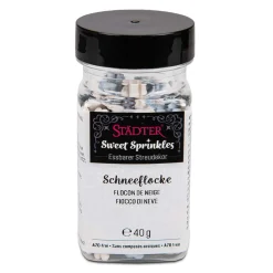 Städter Streudekor-Mix "Schneeflocke weiß/blau"