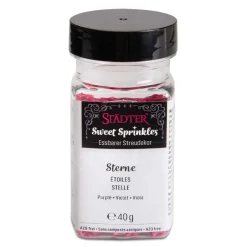 Städter Streudekor-Mix "Sterne/Purple"