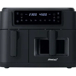 Steba Doppel-Heißluftfritteuse HF 9501 Duo Black 2400 W