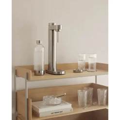 Stelton Flasche zu Wassersprudler Brus steel
