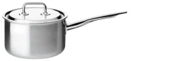 Stielkasserolle hoch mit Deckel 18 cm