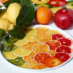 Taitù Platzteller Agrumi "Dieta Mediterranea Fruits"