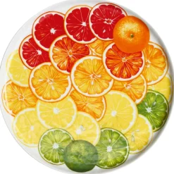 Taitù Platzteller Agrumi "Dieta Mediterranea Fruits"