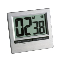TFA Digitaler Timer und Stoppuhr mit Aluminium-Front
