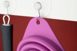 Trichter Silikon "Falttrichter Silikon mit breitem Ausguss grape"
