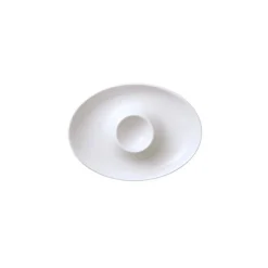Villeroy & Boch Eierbecher "Royal weiß" mit Ablage