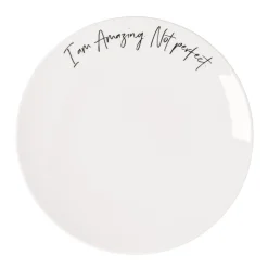 Villeroy & Boch Frühstücksteller "Statement I am Amazing. Not perfect."