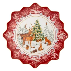 Villeroy & Boch Gebäckteller groß, Waldtiere 42x42x2cm "Toy's Fantasy"