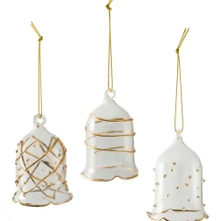 Villeroy & Boch Glasglocke gold Set3 16x11x6cm "Winter Collage Accessoires"