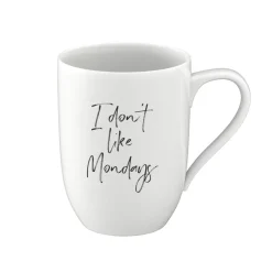 Villeroy & Boch Henkelbecher "Statement I don´t like mondays"