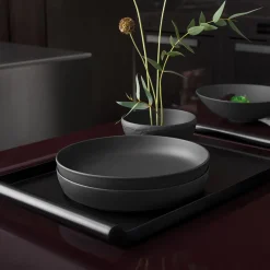 Villeroy & Boch Iconic Schale flach schwarz 24x4cm