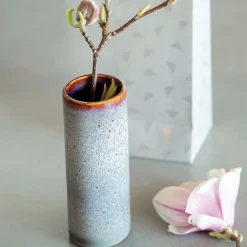 Villeroy & Boch Lave Home Vase Cylinder beige klein 7,5x7,5x20cm
