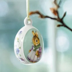 Villeroy & Boch Ornament Ei, Bunny Tales 5x5x7,5cm "Spring Fantasy"