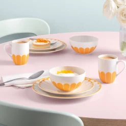 Villeroy & Boch Speiseteller "Fleur" Gelb