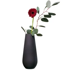 Villeroy & Boch Vase Carré hoch 11,5x11,5x26cm " Manufacture Collier noir"