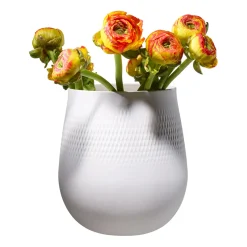 Villeroy & Boch Vase Carré groß 20,5x20,5x22,5cm "Manufacture Collier blanc"