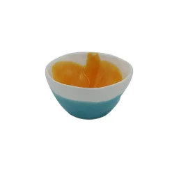 Vista Portuguese Bowl Mini Ø11 H6cm, Color Blau/Gelb
