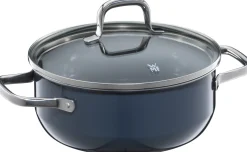 WMF Fusiontec Essential Bratentopf mit Deckel, 20cm Blueberry